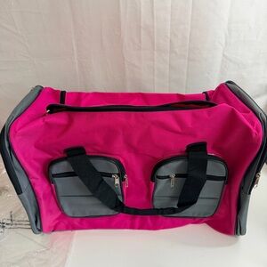 Gold Coast Pink and Gray Duffel Bag